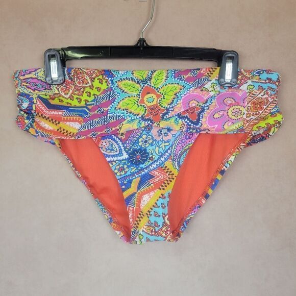 Bleu by Rod Beattie Multicolor Bikini Bottoms Size 10 - Picture 1 of 5